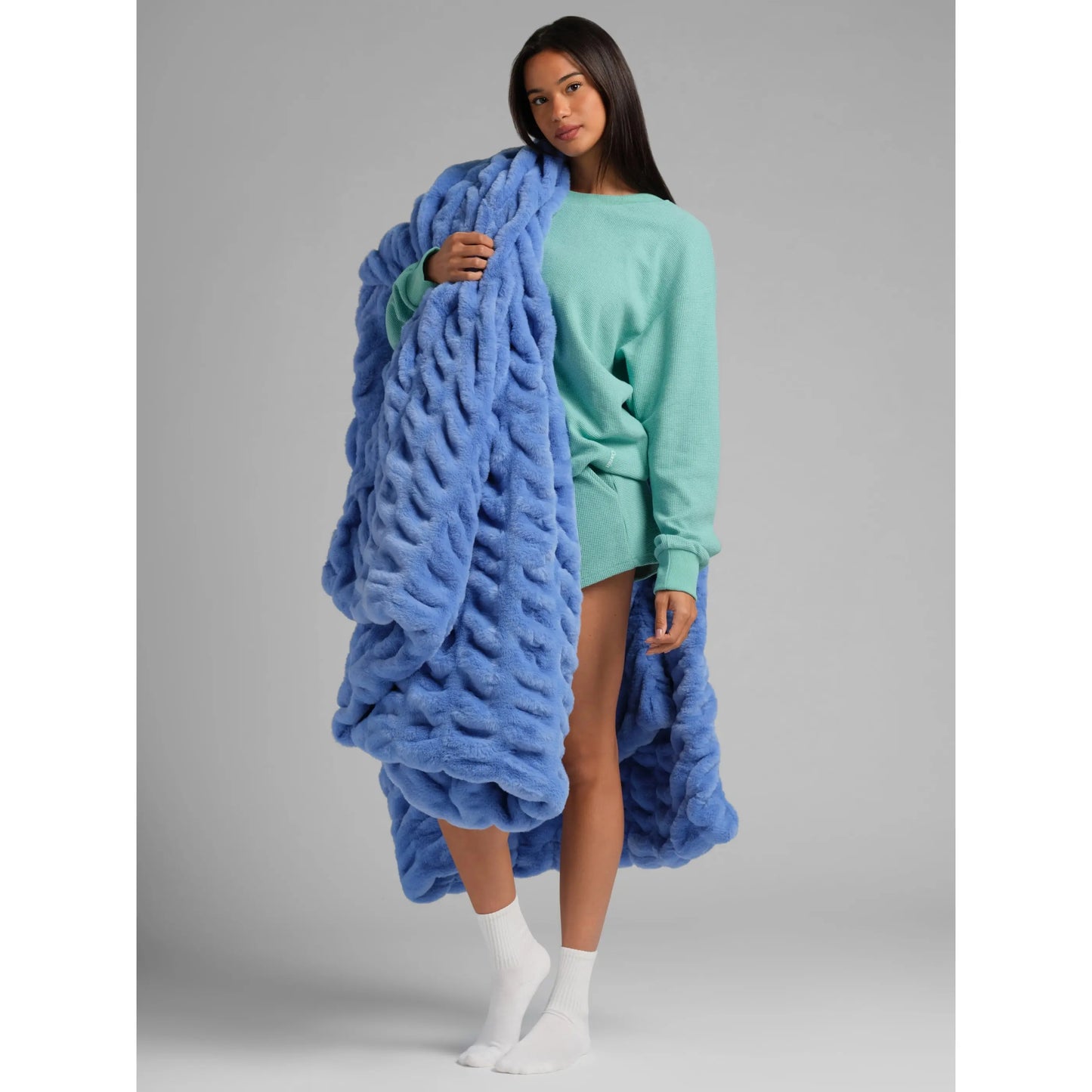 ☁️Dreamer Blanket – Ultra Soft Plush Weighted Blanket for Better Sleep & Relaxation