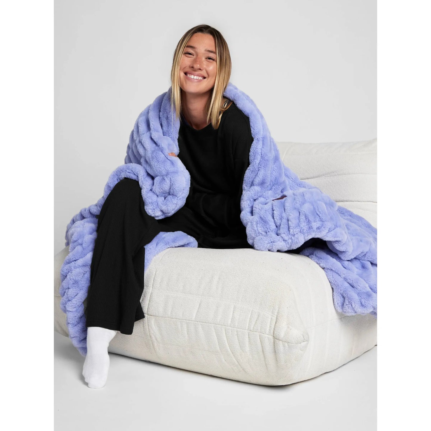 ☁️Dreamer Blanket – Ultra Soft Plush Weighted Blanket for Better Sleep & Relaxation